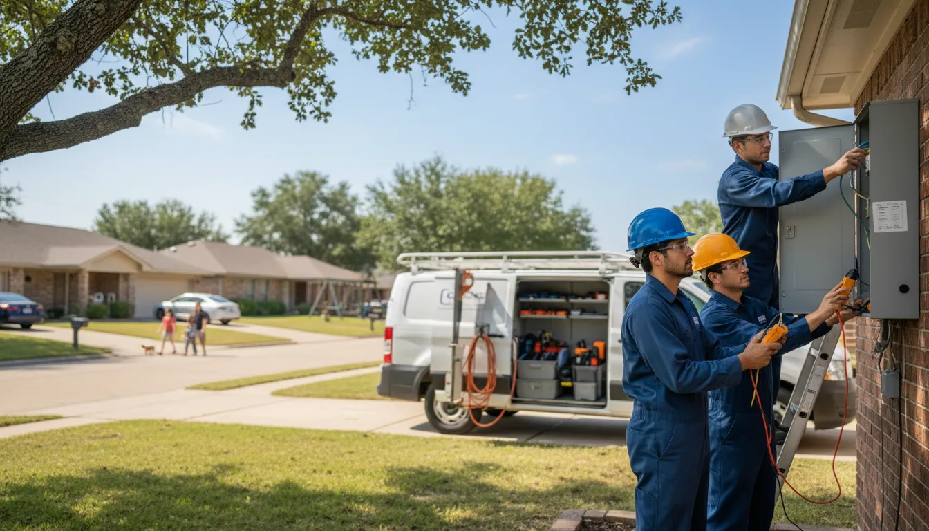 Certified electrician providing emergency electrical services in Saul, KY